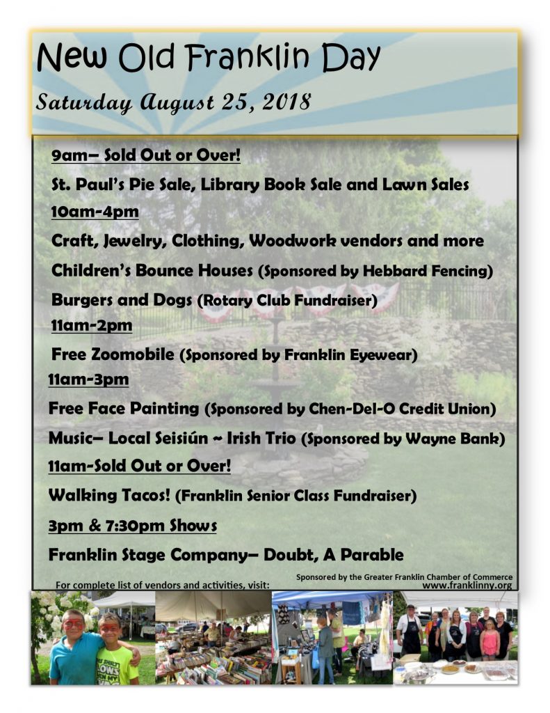 New Old Franklin Day Flyer - 2018
